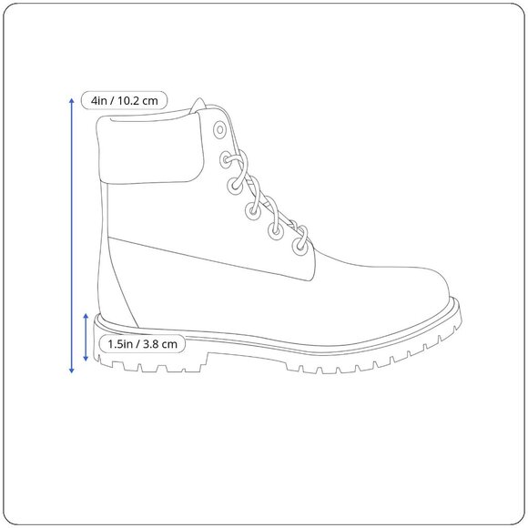 Timberland Premium Youth Brown Nubuck Waterproof Wheat 6" Boots Size 1.5M - Picture 11 of 11